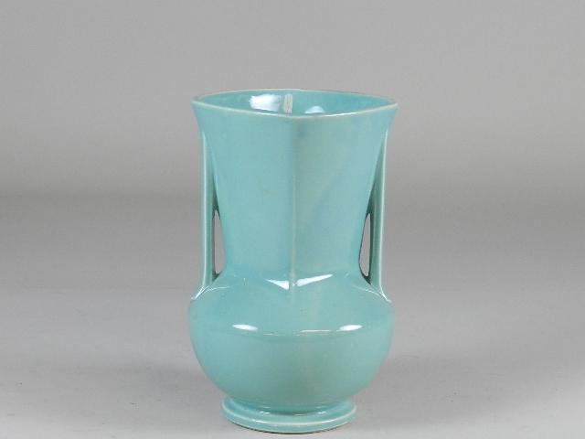 McCoy Vase: Minor spots of wear. 9 1/2" tall