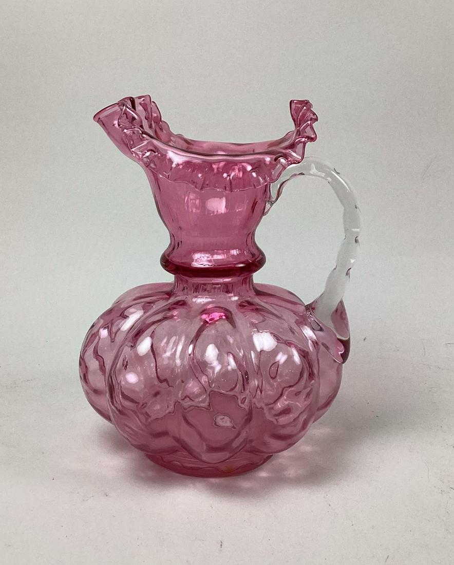Fenton Cranberry Pitcher (1 of 2)