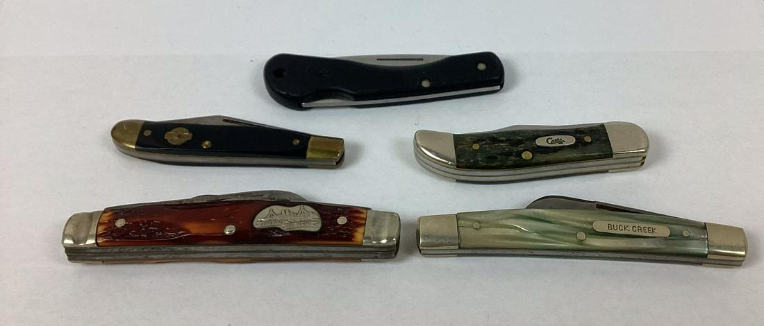 Group of 5 Pocket Knives (1 of 2)