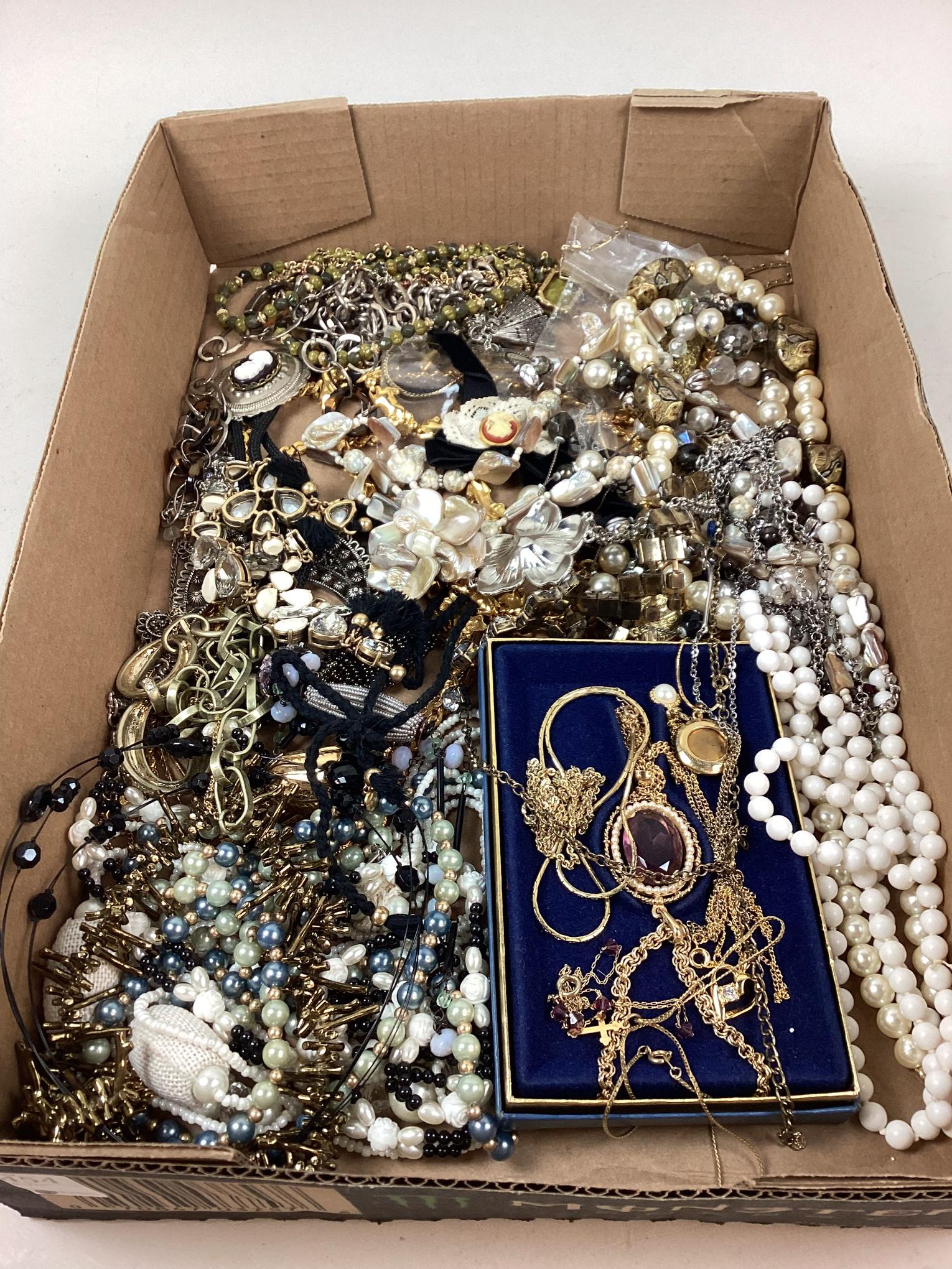 Large Lot of Mixed Costume Jewelry (1 of 1)