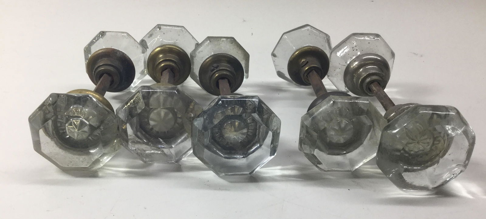 Lot 5 Glass Doorknobs (1 of 1)