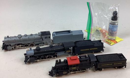 Three HO Steam Train Engines (1 of 2)
