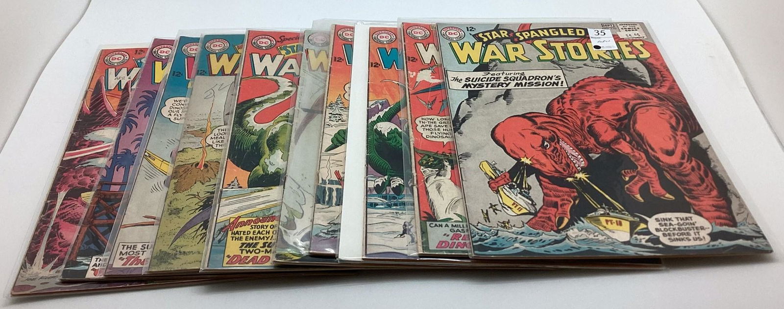 10 Issues of Star Spangled War Stories Dinosaurs (1 of 3)