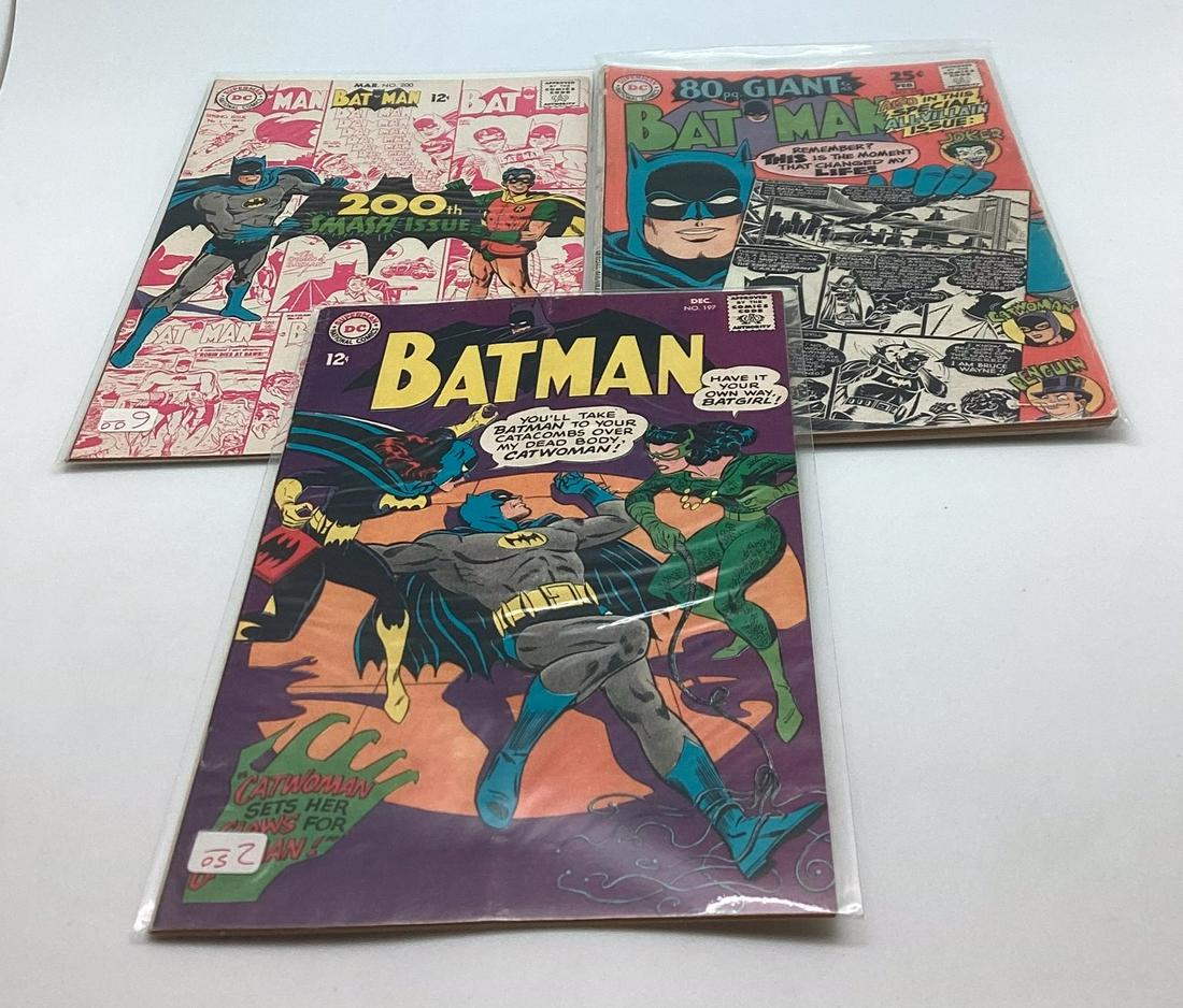 Lot of 3 Issues DC Batman (1 of 2)