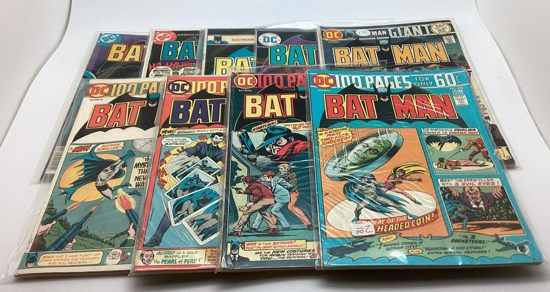 Lot of 9 Issues DC Batman (1 of 3)