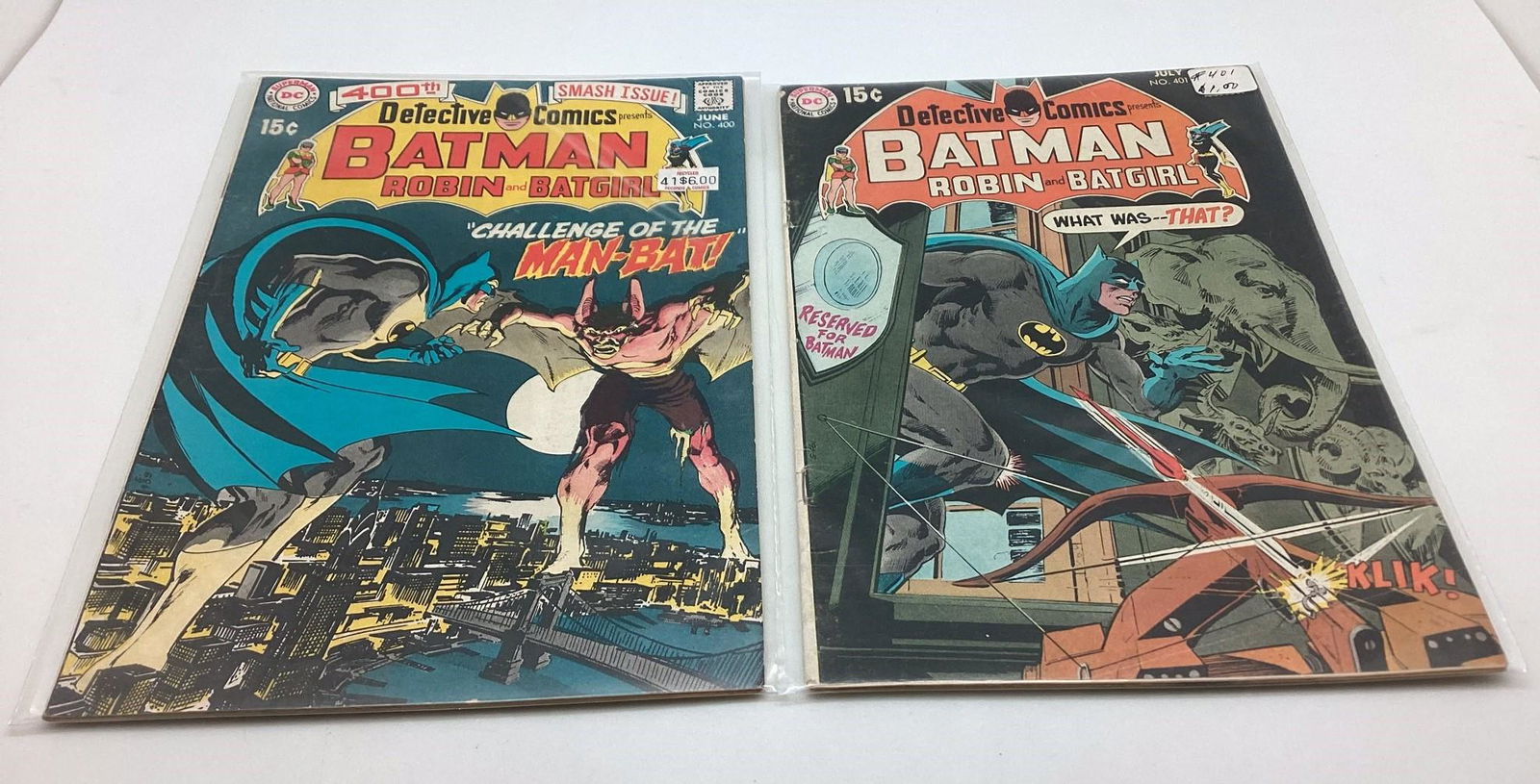 Lot of 2 Issues DC Detective Comics 1st Man-Bat (1 of 2)