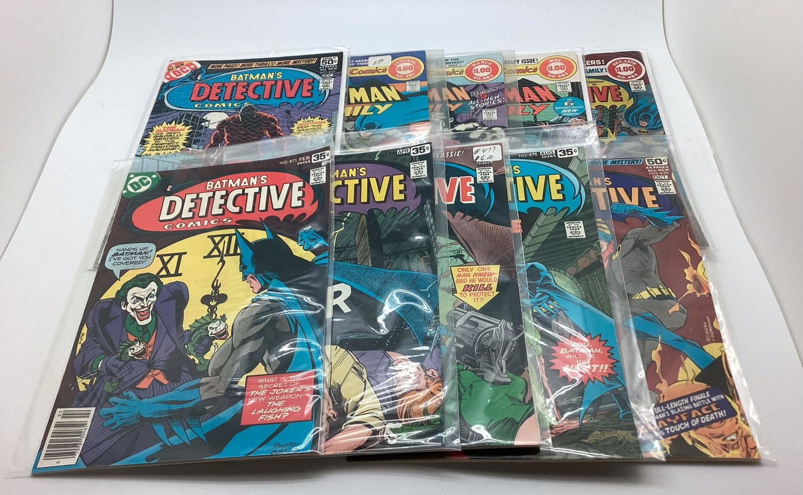 Lot of 10 Issues DC Detective Comics (1 of 3)