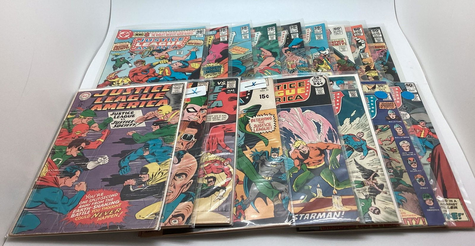 Lot of 17 Issues DC Justice League of America (1 of 2)