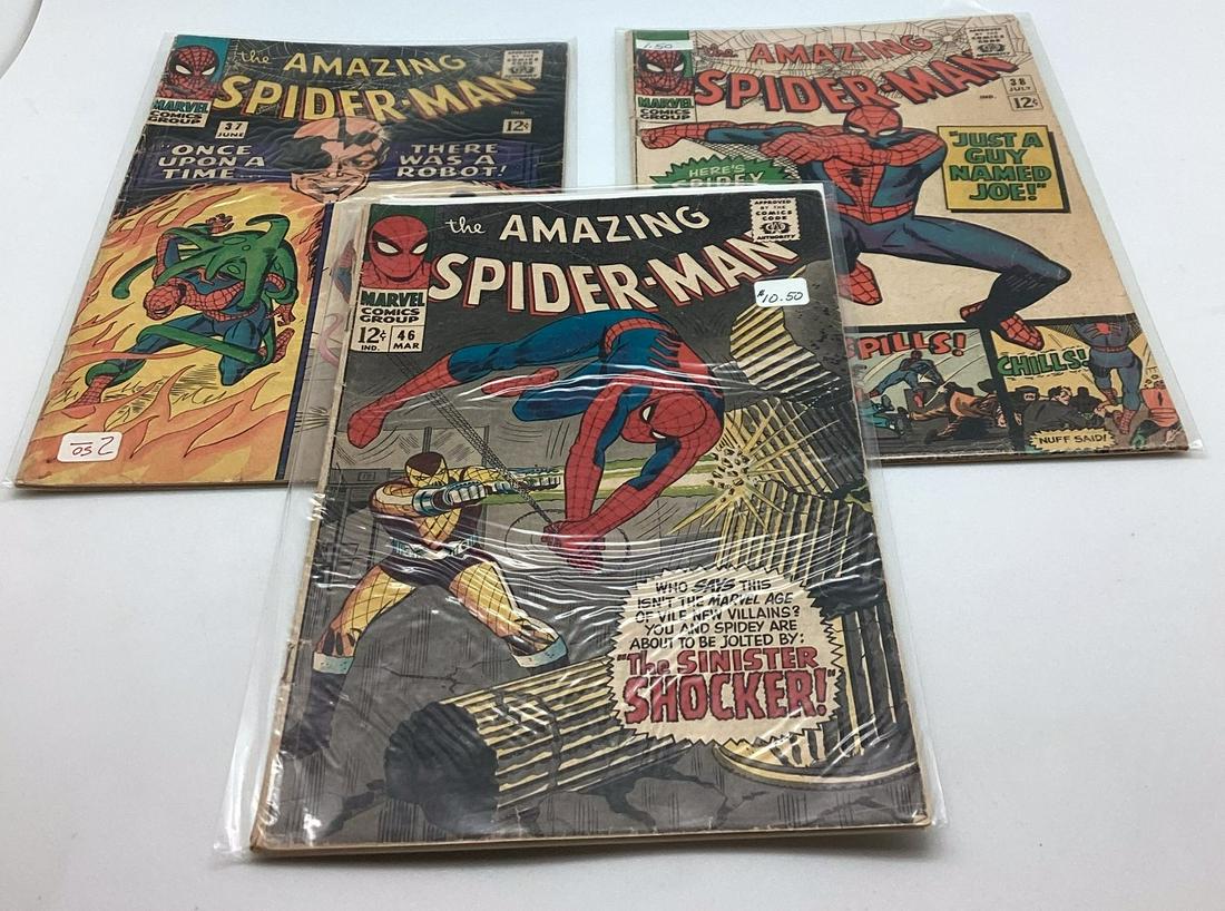 Lot of 3 Issues Marvel The Amazing Spider-Man (1 of 4)