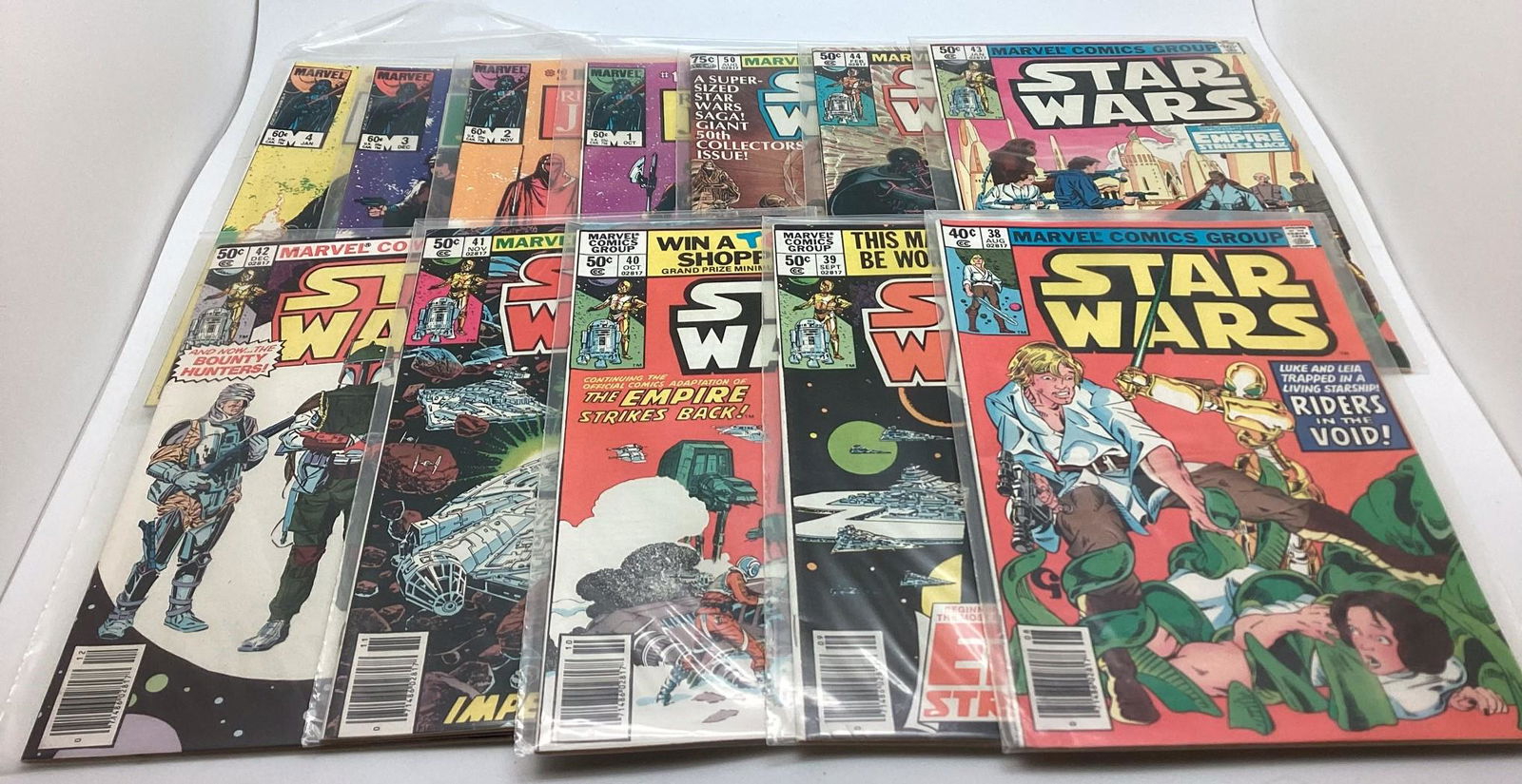 Lot of 12 Issues Marvel 1977 Star Wars 1st Bobba Fett (1 of 3)
