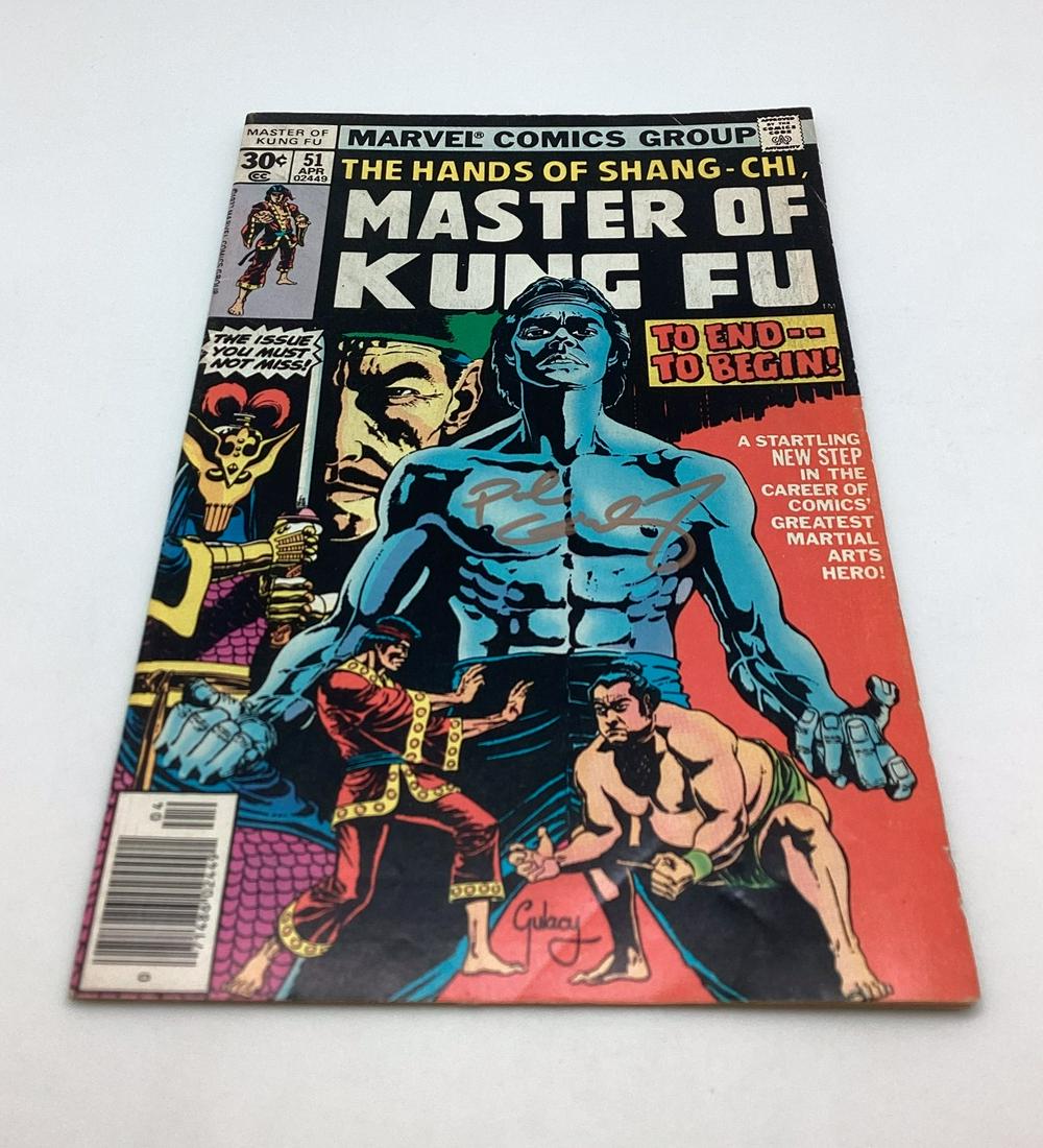 Marvel Master of Kung Fu #51 Signed by Paul Gulacy (1 of 2)
