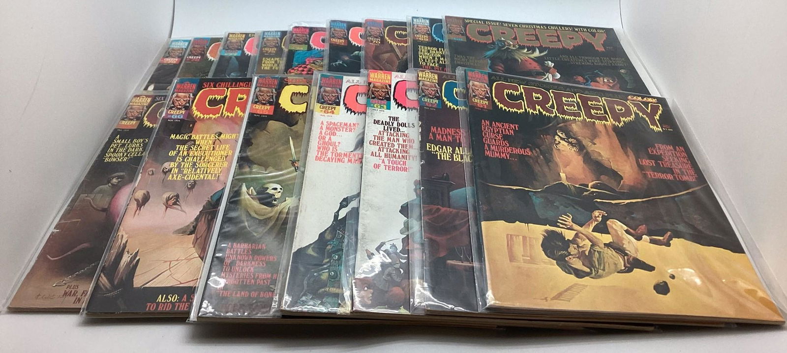 Lot of 16 Issues Warren Creepy (1 of 2)