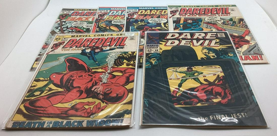 Lot of 6 Issues Marvel Daredevil Black Widow (1 of 2)