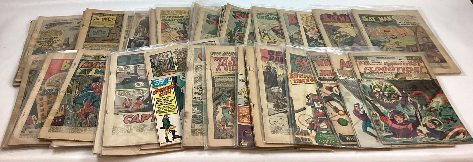 Large Lot of Coverless or Cut for Return Comics Marvel and DC (1 of 2)