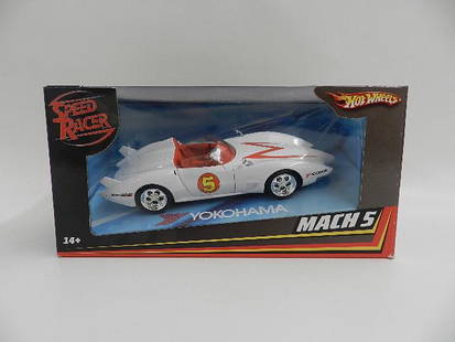 Die Cast Model Car - Speed Racer mach 5: 1:24 scale, new in box, lite wear to box