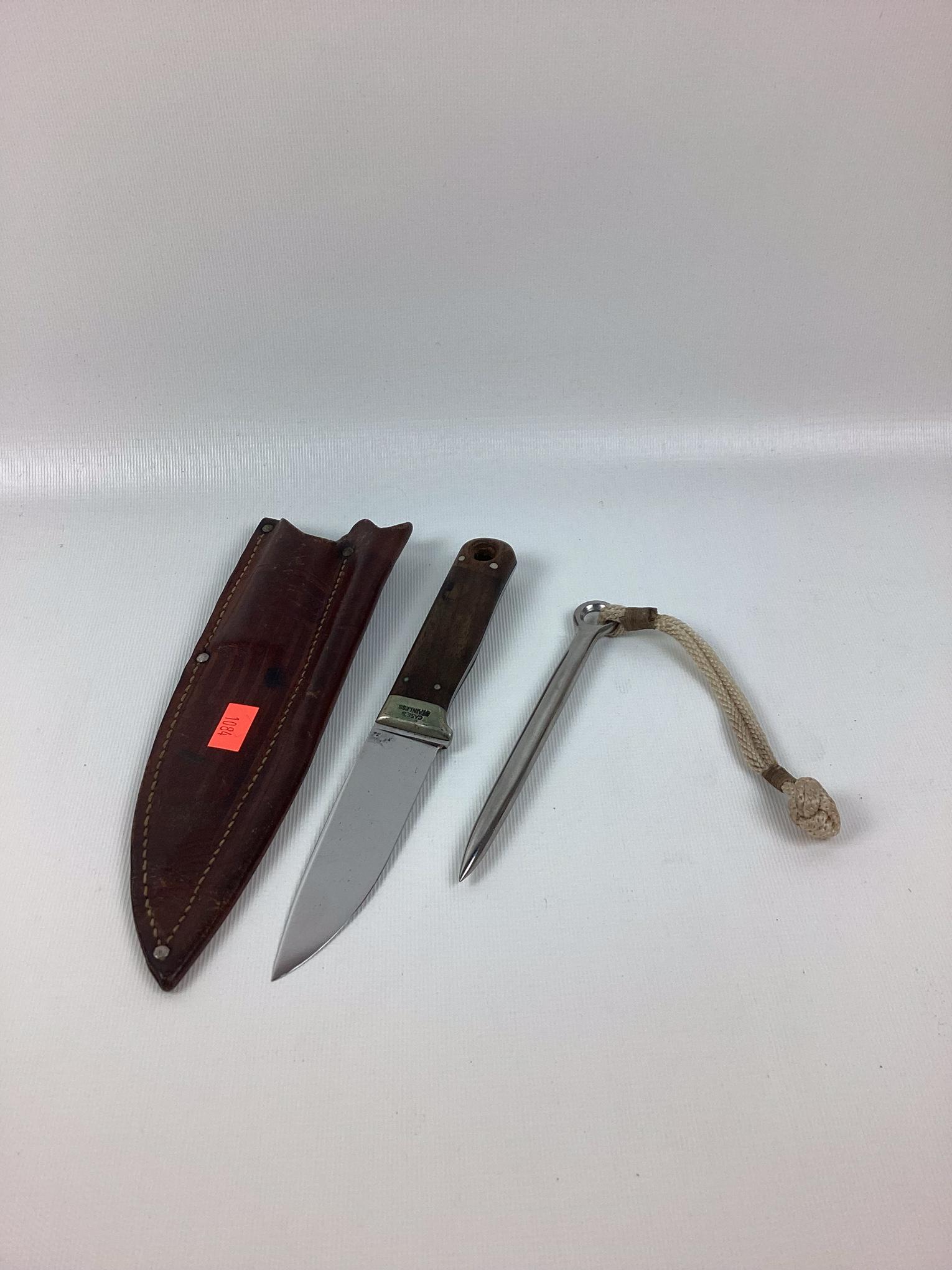 Rare Case XX Sailors Rigging Knife and Marlin Spike Set (1 of 4)