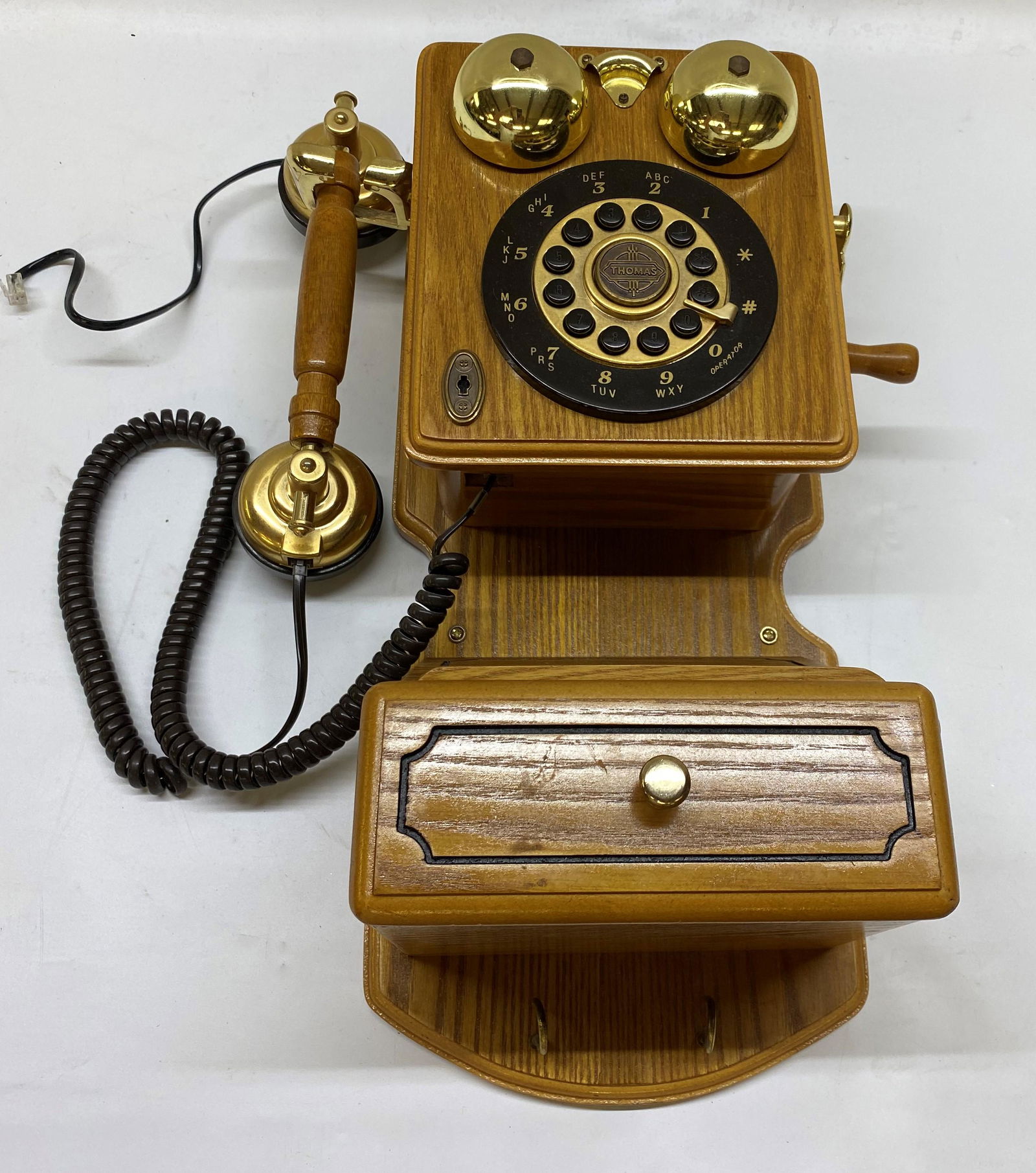 Thomas Museum Series Wall Mount Wood Telephone (1 of 3)