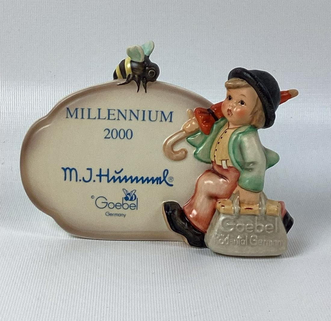 Goebel Hummel Merry Wanderer Millennium Plaque Signed (1 of 3)