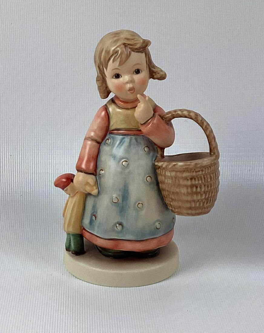 Goebel Hummel Forget Me Not: Trademark 8. Excellent condition. 5" tall.