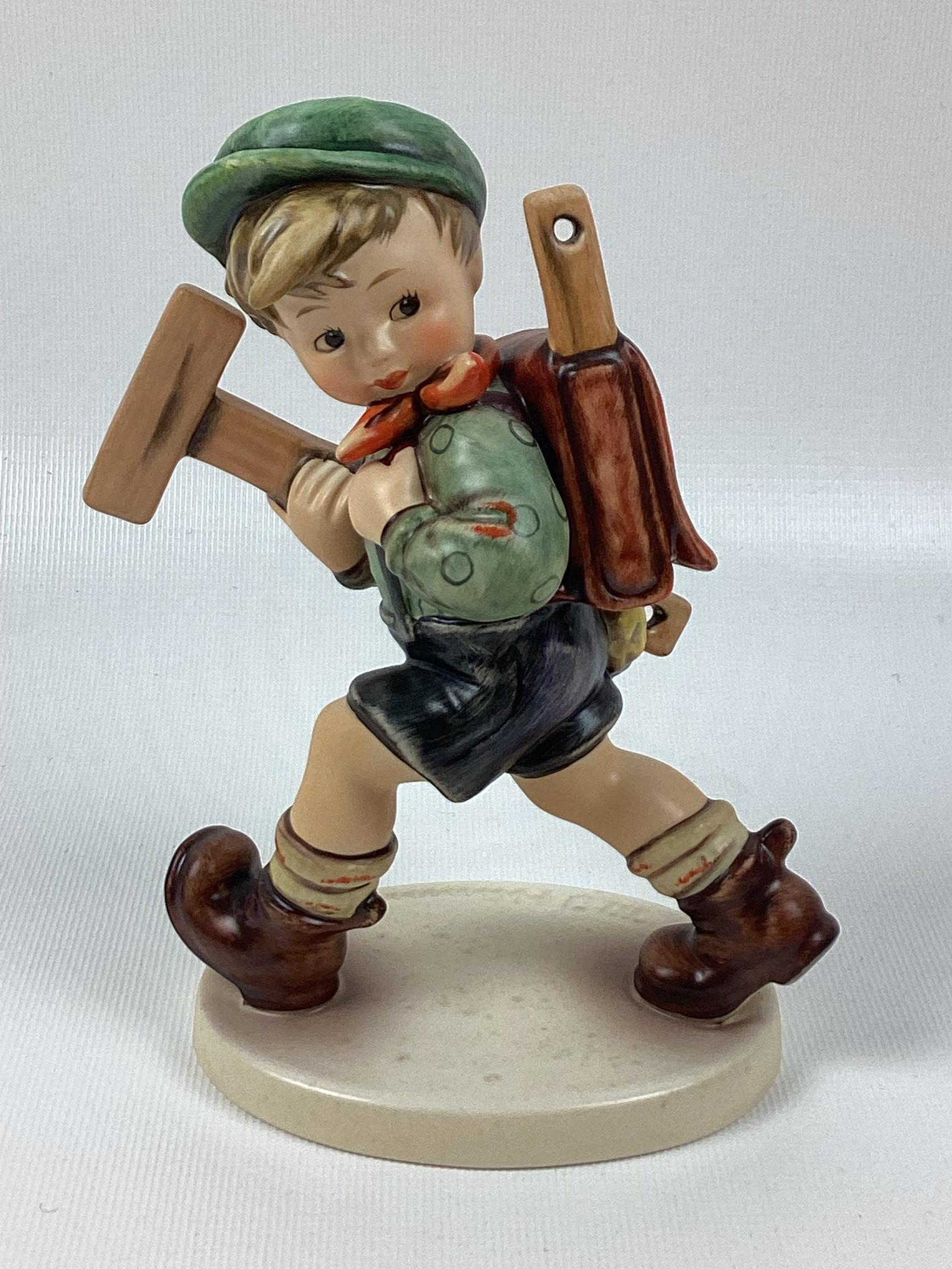 Goebel Hummel The Little Architect: Trademark 7. Excellent condition. 6" tall.