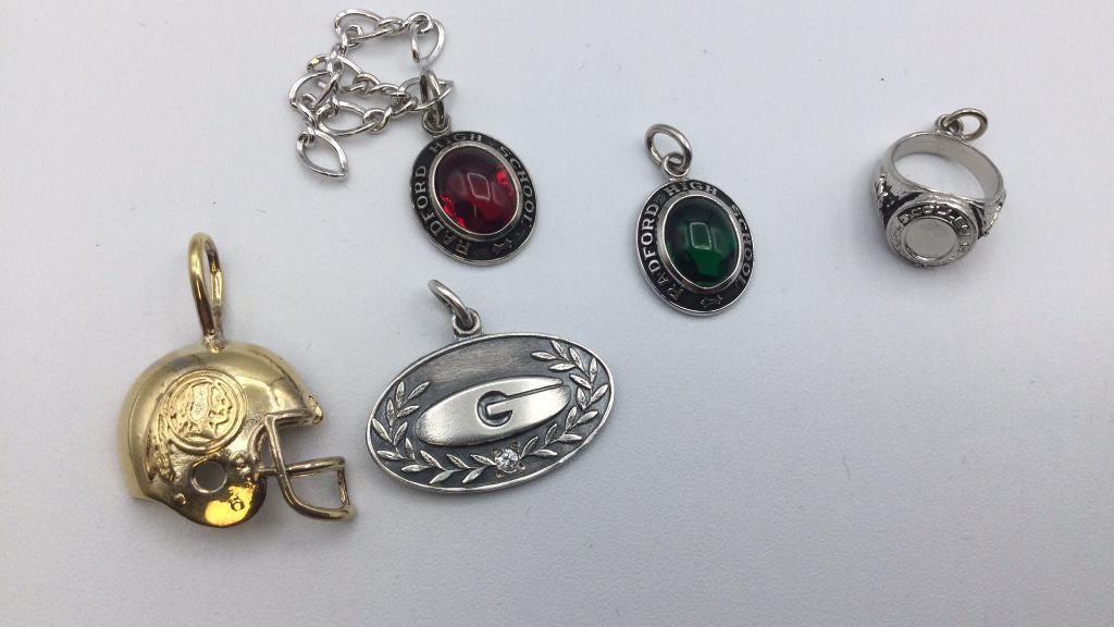 Sterling School & Sports Charms (1 of 5)