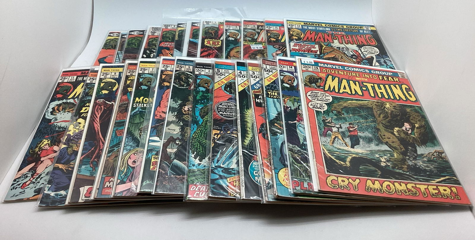 Lot of 26 Issues Marvel Man-Thing Related Comics (1 of 2)