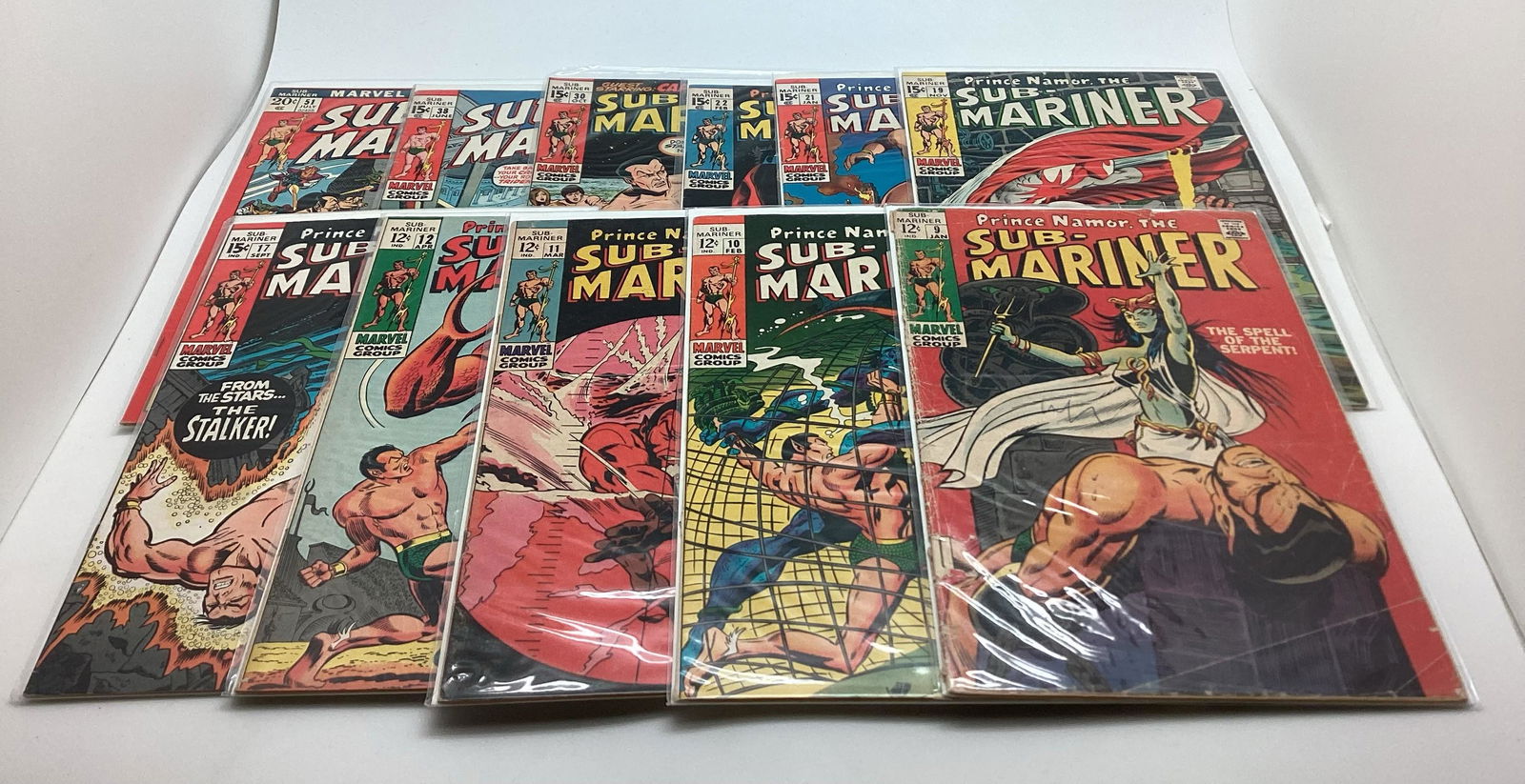 Lot of 11 Issues Marvel Prince Namor The Sub-Mariner (1 of 2)