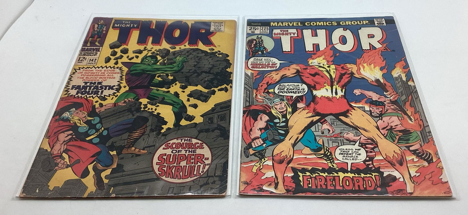 Marvel The Mighty Thor #152 and #225 (1 of 2)