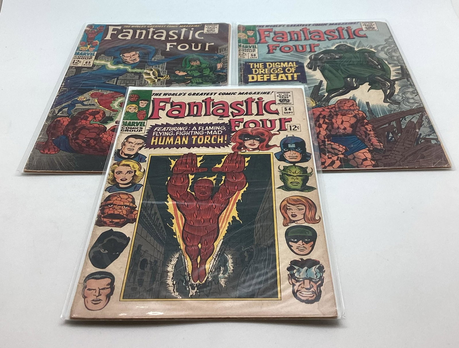 Lot of 3 Issues Fantastic Four (1 of 2)