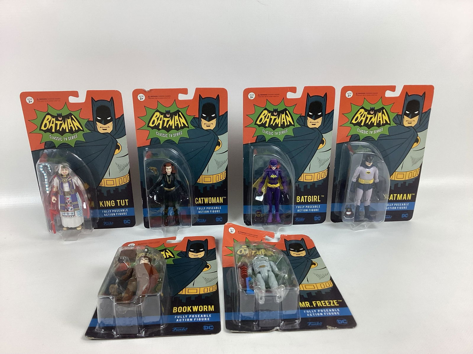 6 Funko 3 3/4" Batman 1966 Action Figures (1 of 3)