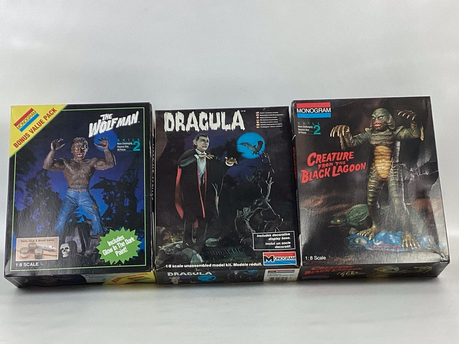 3 Monogram Classic Monster Model Kits (1 of 2)