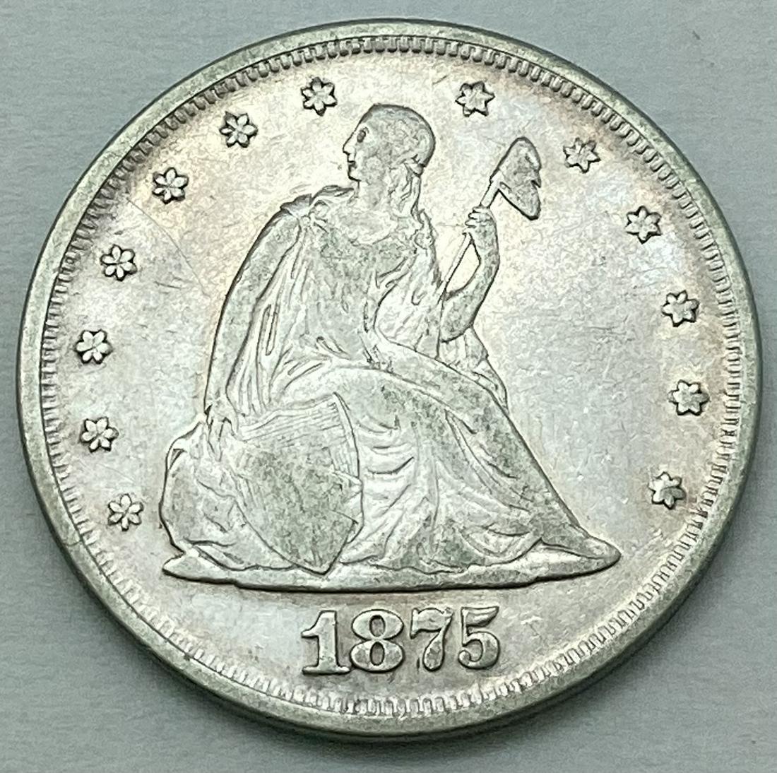 1875 US Twenty Cent Piece (1 of 2)