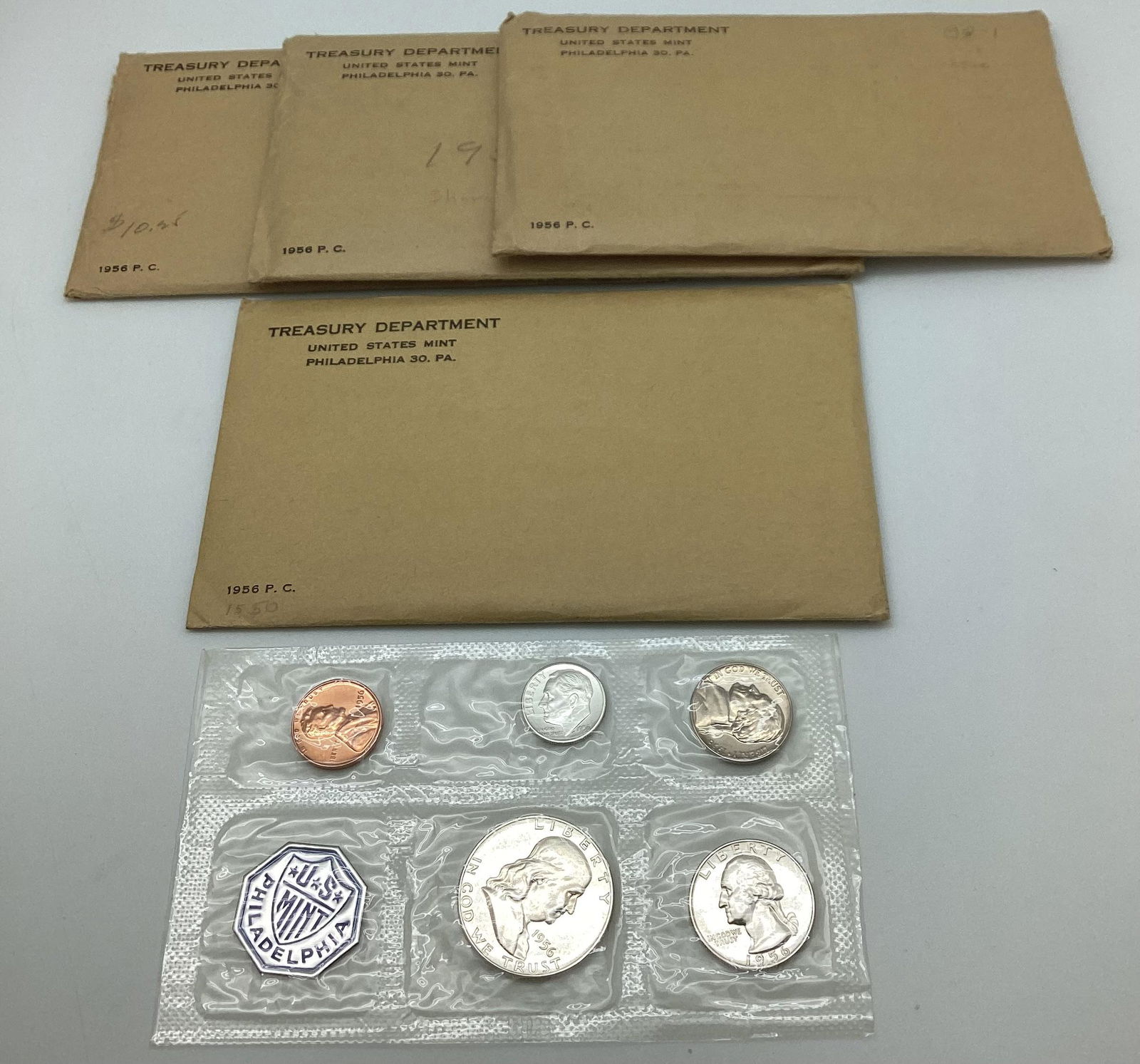 Lot of 4 1956 US Proof Sets (1 of 3)