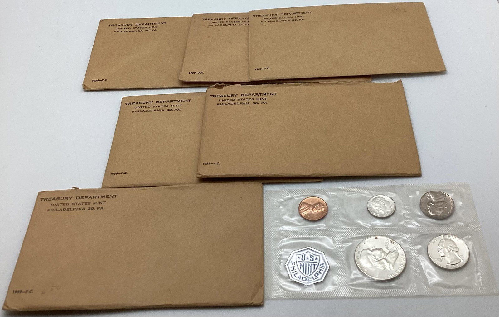 Lot of 6 1959 US Proof Sets (1 of 3)