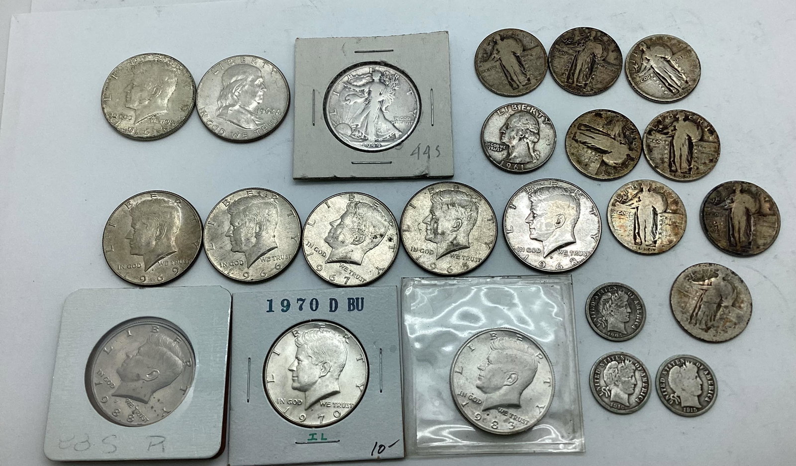 Lot of Miscellaneous Silver US Coins (1 of 1)