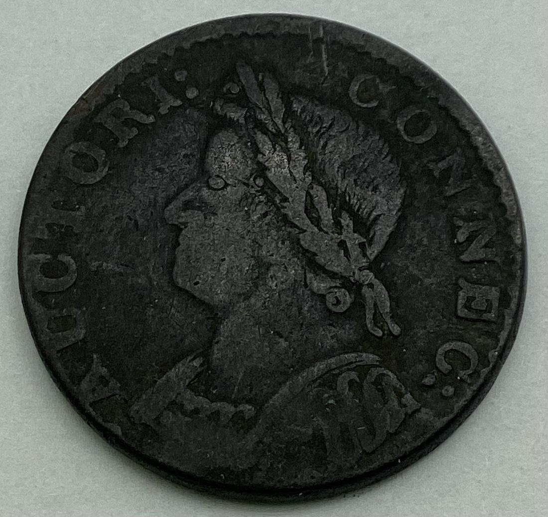 1786 Connecticut Copper Mailed Bust Left (1 of 2)