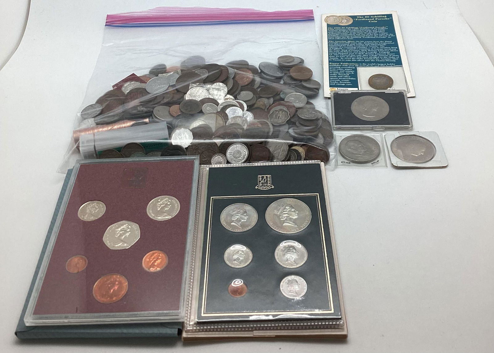 Lot of Approximately 3lbs of Foreign Coins (1 of 3)