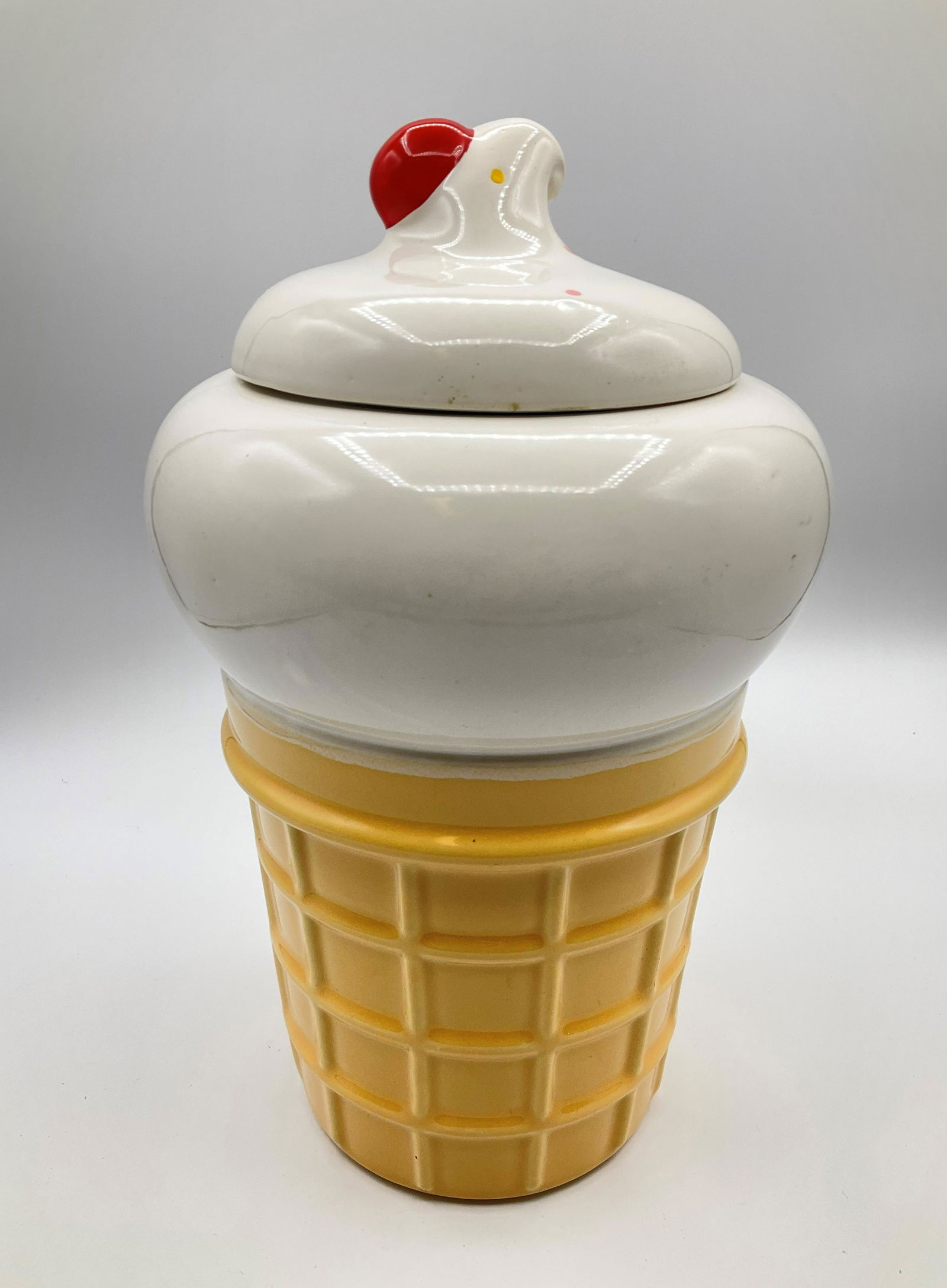 McCoy Ice Cream Cone Cookie Jar: Made in 1978. Good condition. 11 inches tall.