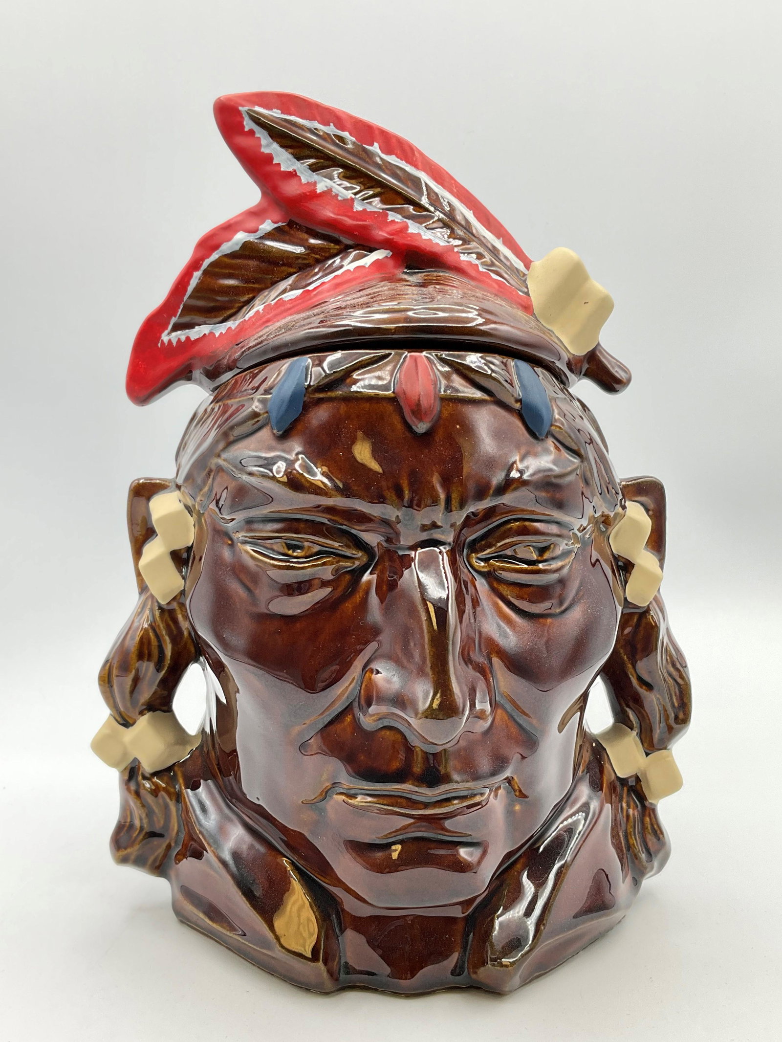 McCoy Indian Cookie Jar (1 of 5)