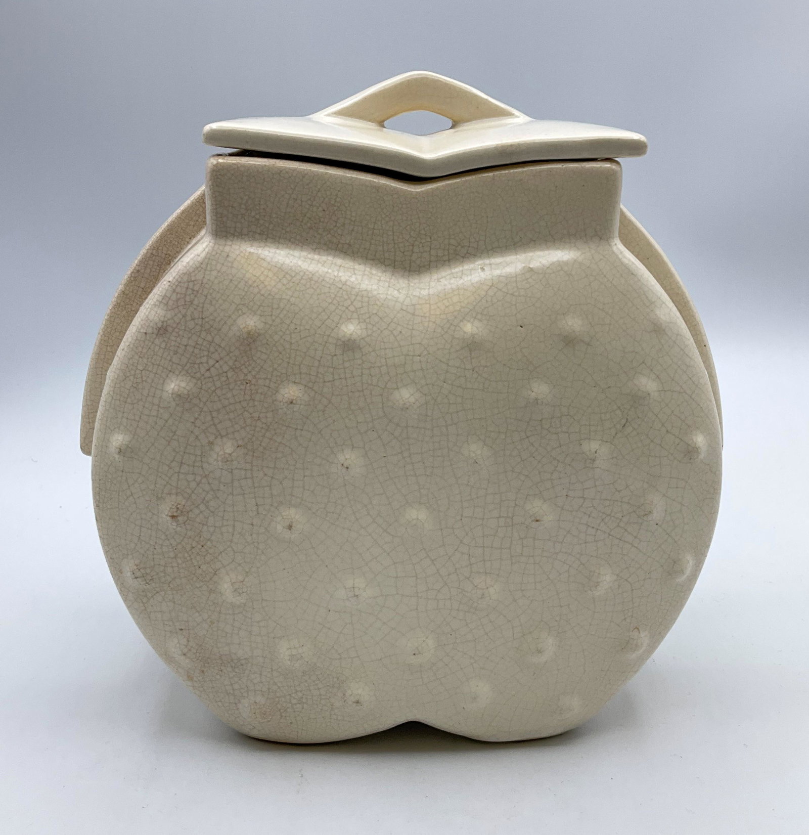 McCoy Hobnail Heart Cookie Jar (1 of 6)