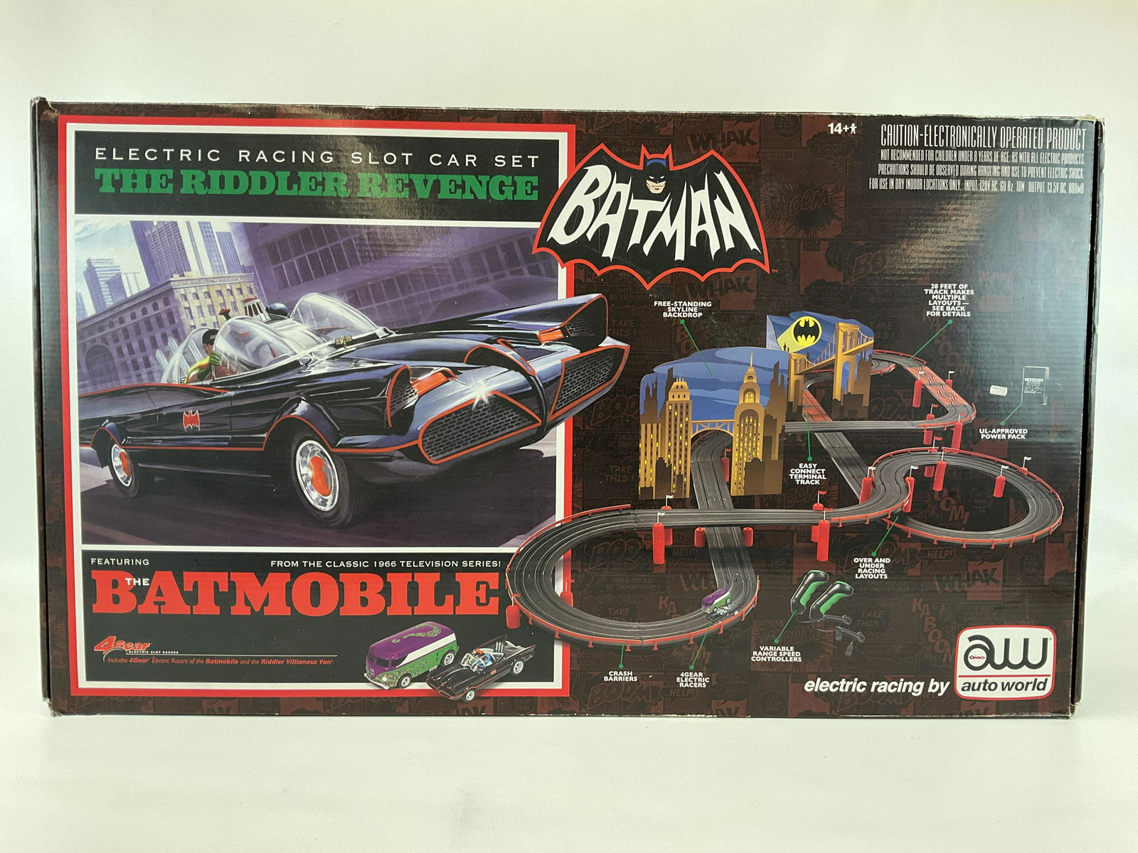 Riddler Revenge Batmobile Batman Slot Car Racing Set (#0286) on Jan 14