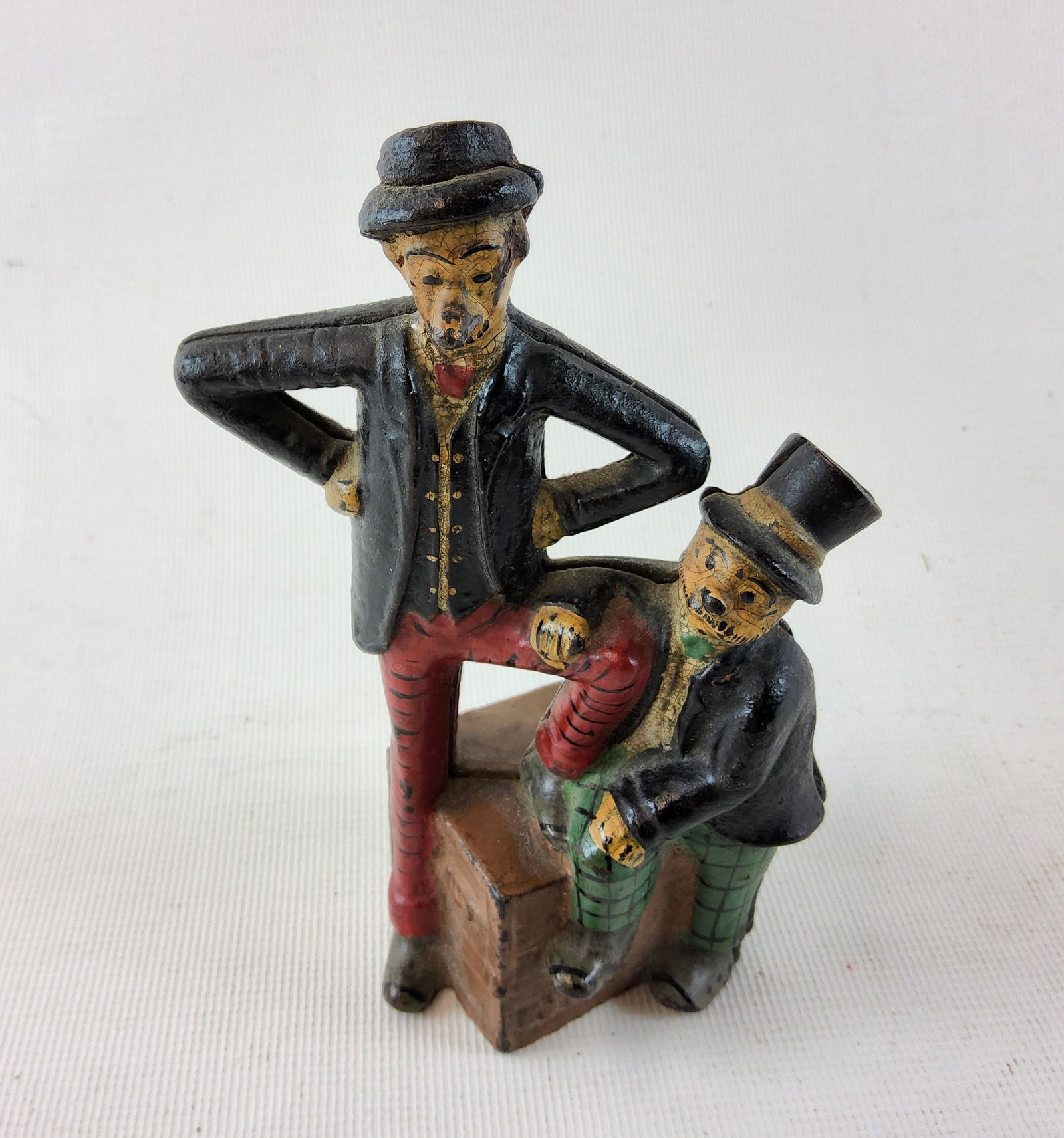 Vintage 1912 Cast Iron Still Bank Mutt and Jeff (1 of 3)