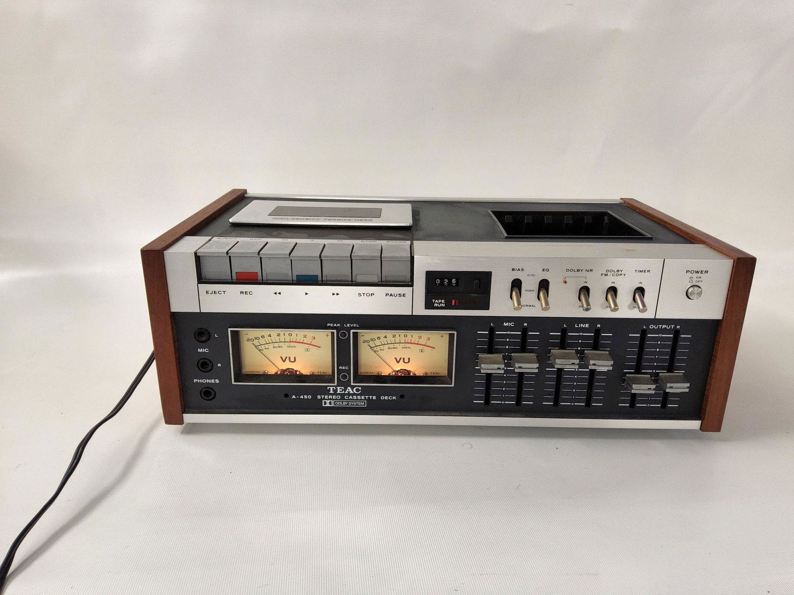TEAC A-450 Stereo Cassette Deck (1 of 6)