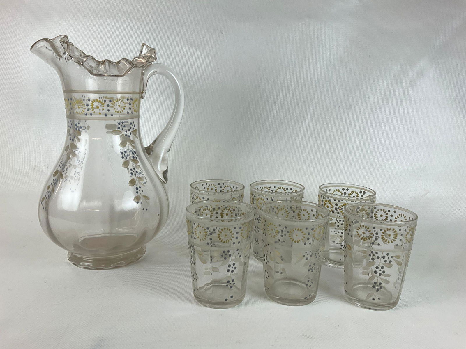 Victorian Glass Lemonade Set (1 of 5)