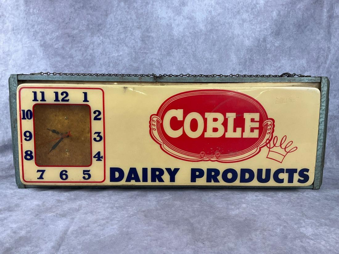 Coble Dairy Advertising Clock (1 of 8)