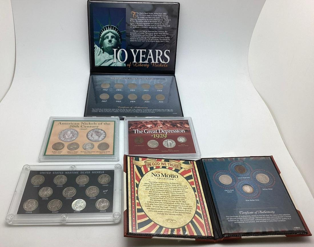 5 Obsolete Coin Sets (1 of 3)