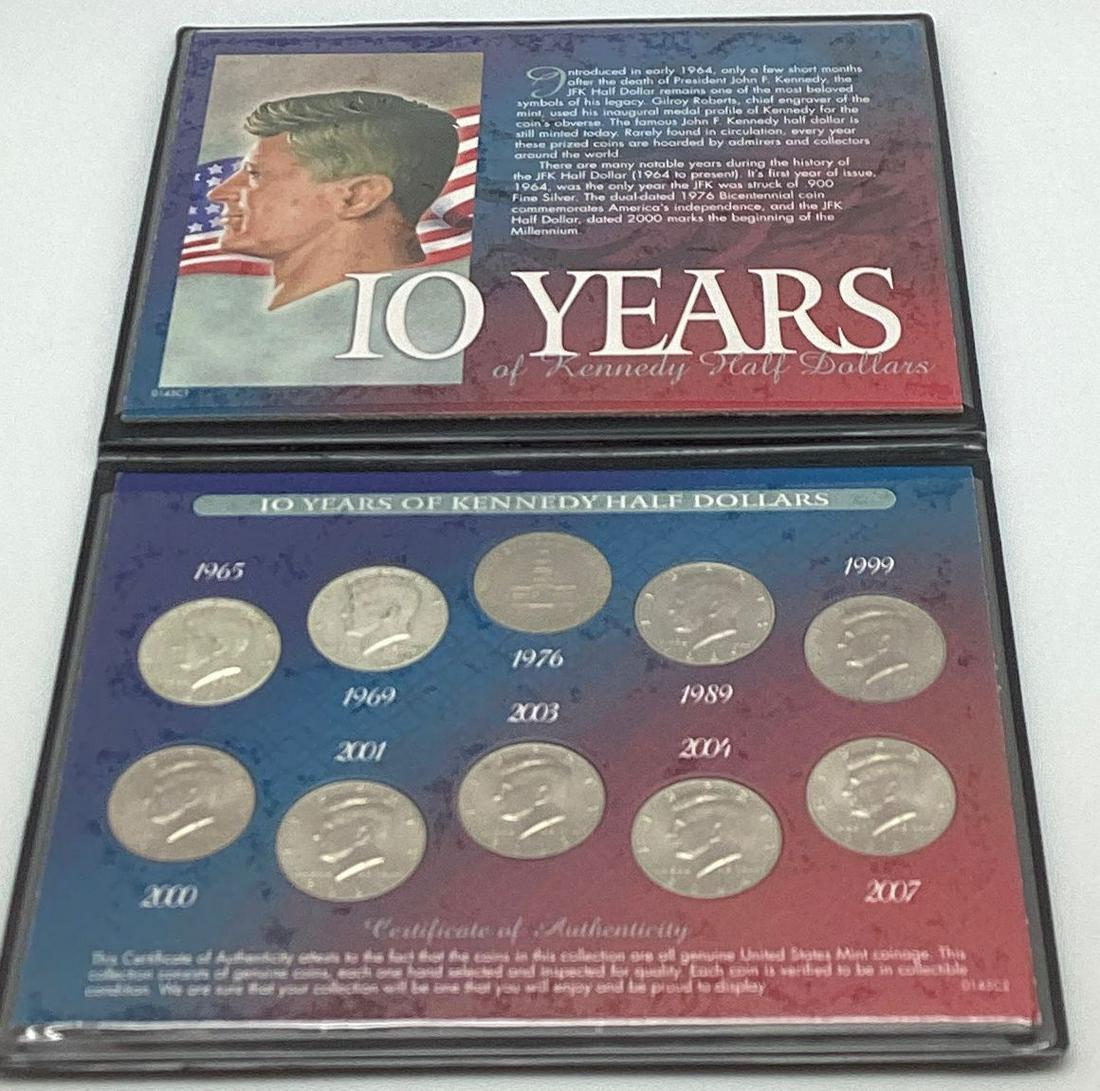 10 Years of Kennedy Half Dollars (1 of 2)