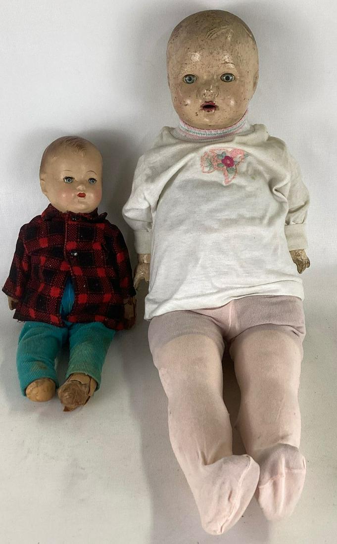 Two Antique Composition Dolls (1 of 2)