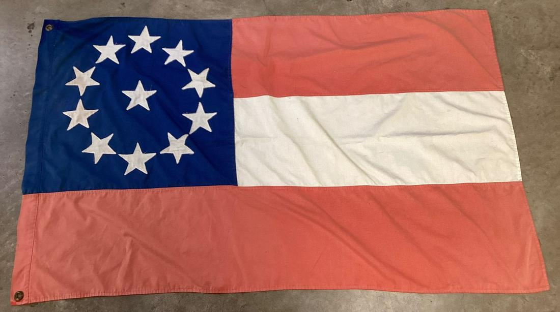 Confederate States Of America 3rd Pattern 11 Star National Flag (1 of 3)