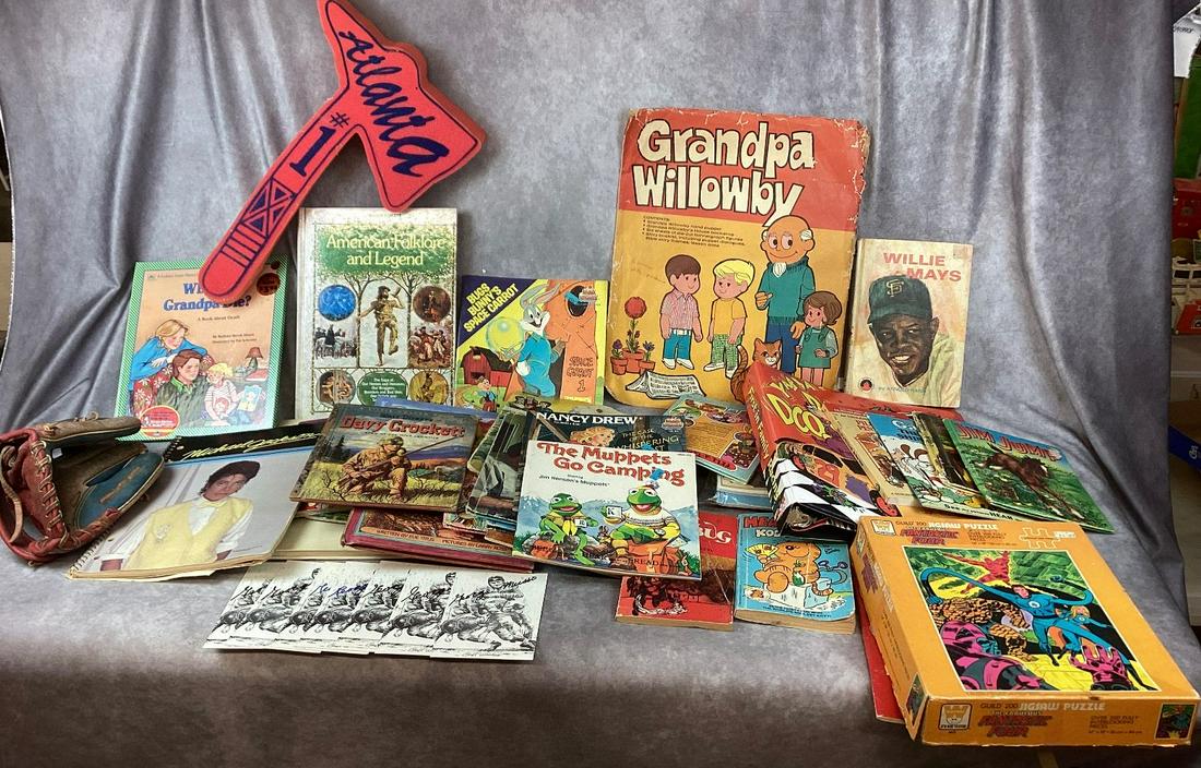 Lot of Children's Books, Sports items, Puzzle, Etc. (1 of 1)